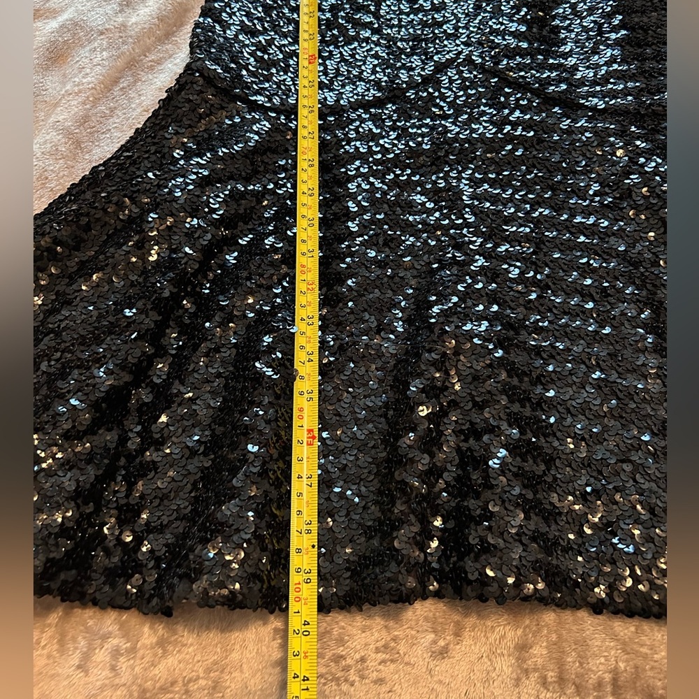 Vintage sequin dress women’s black EUC - Picture 9 of 11